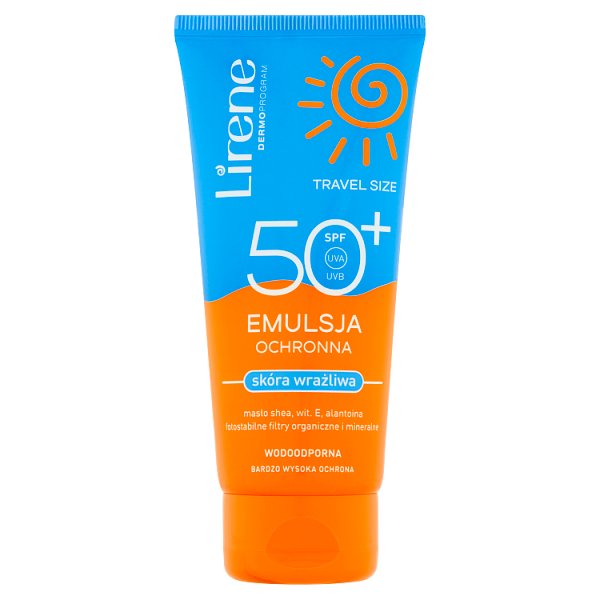 Lirene Emulsja ochronna skóra wrażliwa SPF 50+ 90 ml