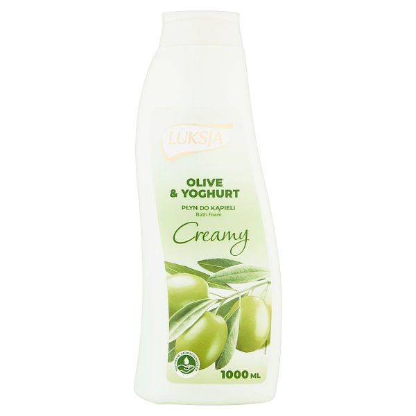 Luksja Creamy Olive &amp; Yoghurt Płyn do kąpieli 1000 ml