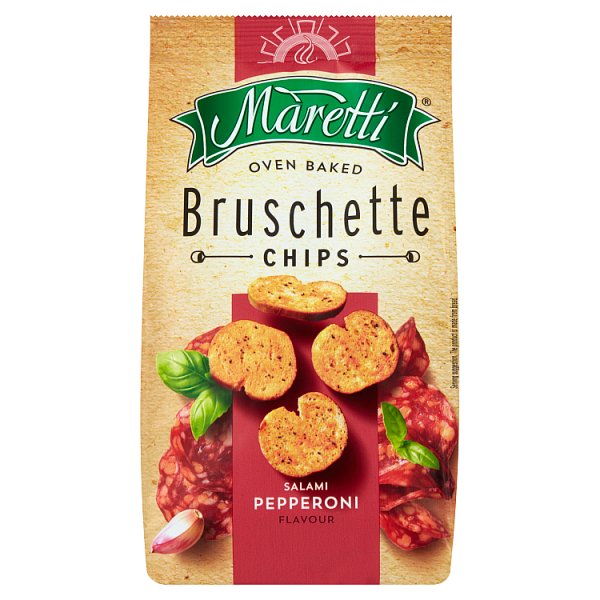 Maretti Pieczone krążki chlebowe o smaku salami pepperoni 70 g