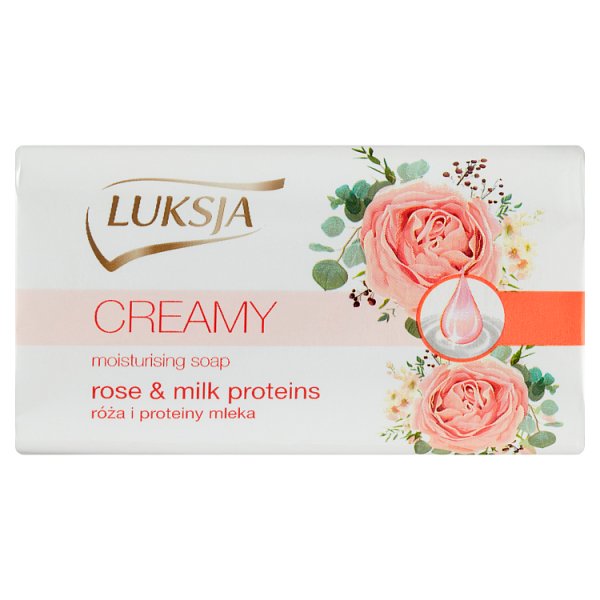 Luksja Creamy Mydło róża i proteiny mleka 90 g