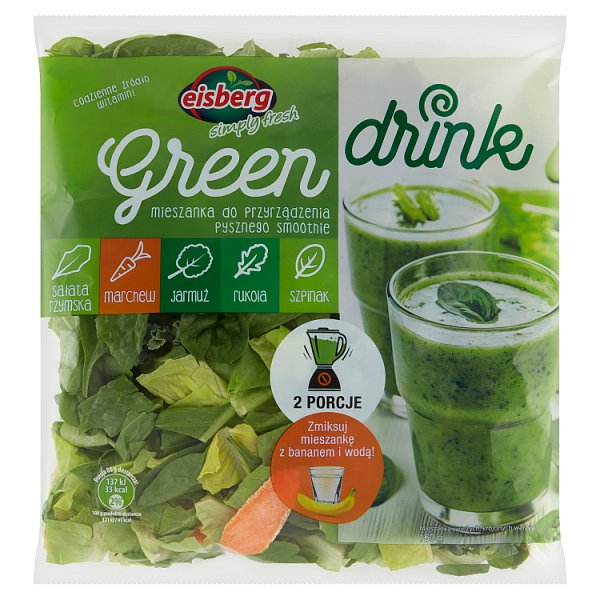 Eisberg Green Drink Mieszanka do przyrządzenia pysznego smoothie 160 g