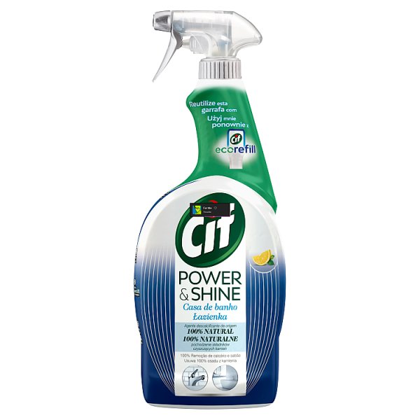 Cif Power &amp; Shine Spray czyszczący łazienka 750 ml