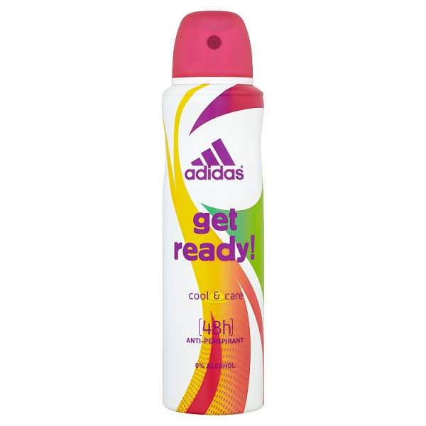 Adidas Get ready! Cool &amp; Care Dezodorant antyperspirant w sprayu dla kobiet 150 ml