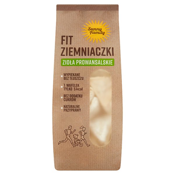 Sunny Family Fit Ziemniaczki Wafelki ziemniaczane zioła prowansalskie 75 g