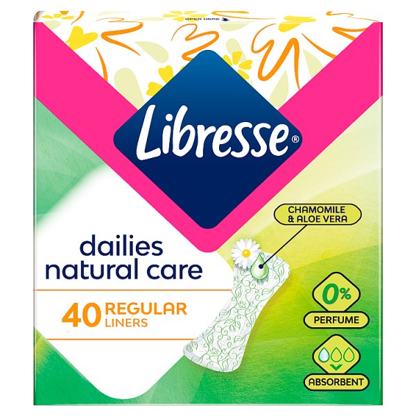Libresse Natural Normal Wkładki higieniczne 40 sztuk