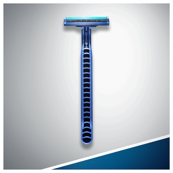 Gillette Blue II Plus Chromium Jednorazowe Maszynki Do Golenia Dla Mężczyzn, 1 sztuka