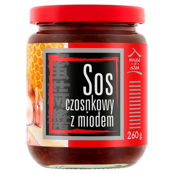 House of Asia Sos czosnkowy z miodem 260 g