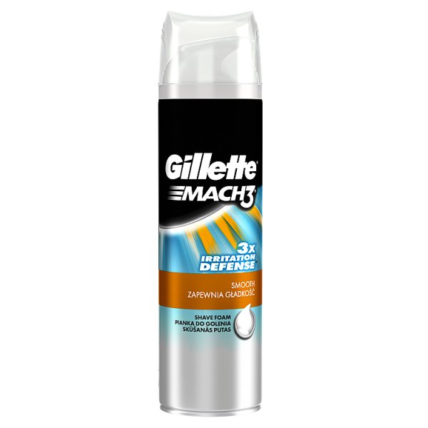 Gillette Mach3 Smooth pianka do golenia 250 ml