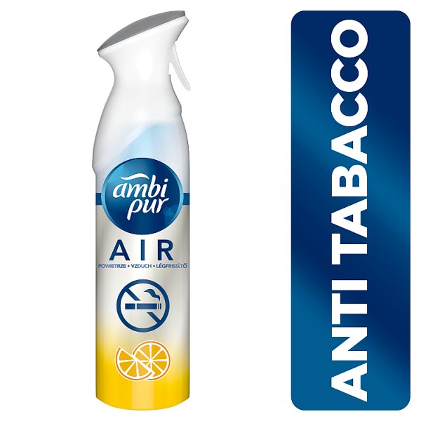 Ambi Pur Anti Tobacco Odświeżacz powietrza w sprayu 300 ml, 1 szt/0,300  litr, Ambi Pur - Spar (dawniej Piotr i Paweł)