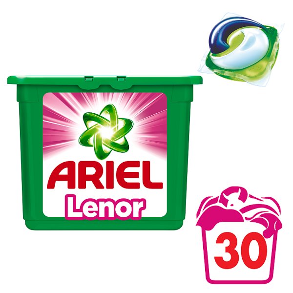 Ariel Touch of Lenor Fresh Kapsułki do prania 3 w 1 30 prań