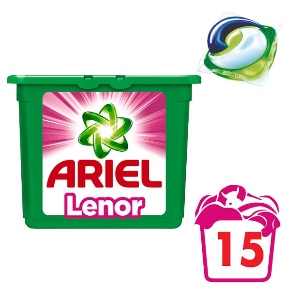 Ariel Touch of Lenor Fresh Kapsułki do prania 3 w 1 15 prań
