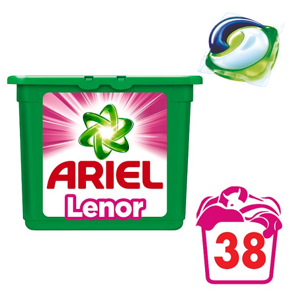 Ariel Touch of Lenor Fresh Kapsułki do prania 3 w 1 38 prań