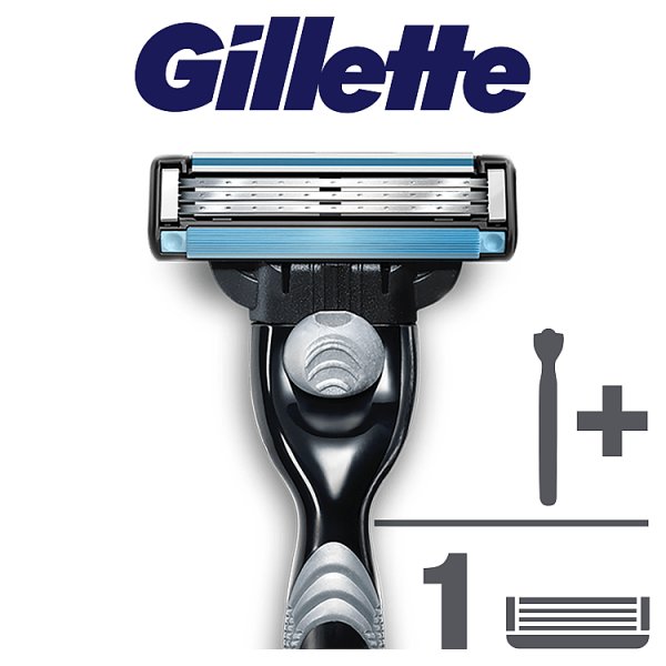 Gillette Mach3 Red&amp;White Maszynka do golenia dla mężczyzn