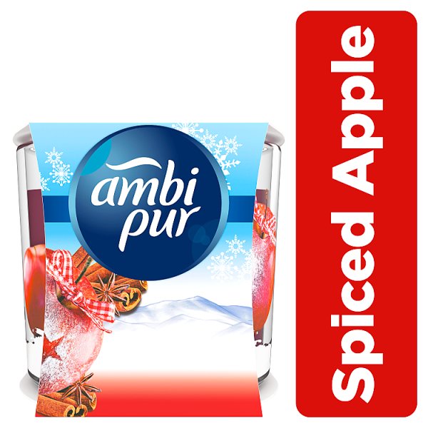 Ambi Pur Spiced Apple Świeca zapachowa usuwająca zapachy 100 g