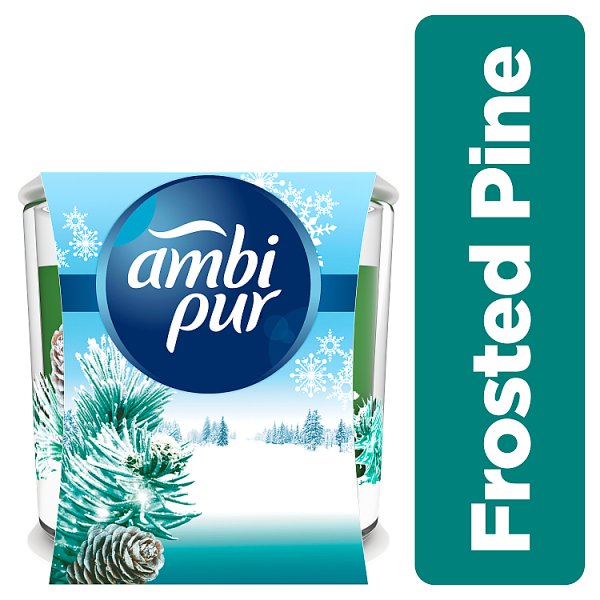 Ambi Pur Frosted Pine Świeca zapachowa usuwająca zapachy 100 g