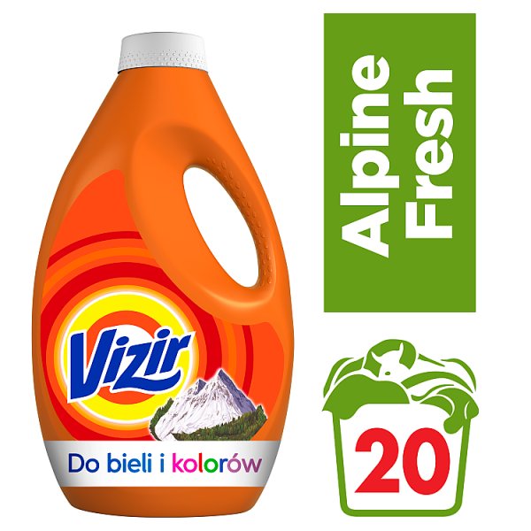 Vizir Alpine Fresh Płyn do prania 1.3 l, 20 prań