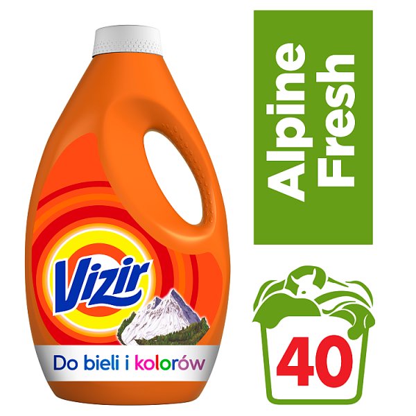 Vizir Alpine Fresh Płyn do prania 2.6 l, 40 prań
