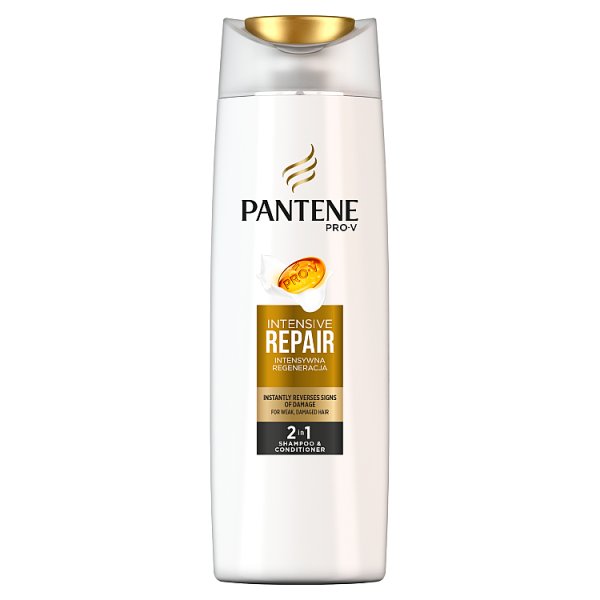 Pantene Pro-V Intensywna Regeneracja 2 w 1 Szampon z odżywką do włosów słabych, zniszczonych 400 ml