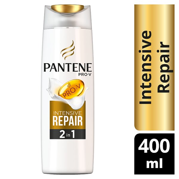 Pantene Pro-V Intensywna Regeneracja 2 w 1 Szampon z odżywką do włosów słabych, zniszczonych 400 ml