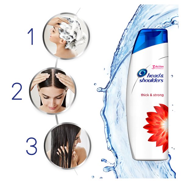 Head &amp; Shoulders Thick &amp; Strong Szampon przeciwłupieżowy 400 ml