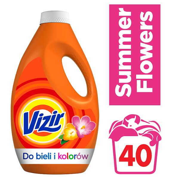 Vizir Summer Flowers Płyn do prania 2.6l (40 prań)