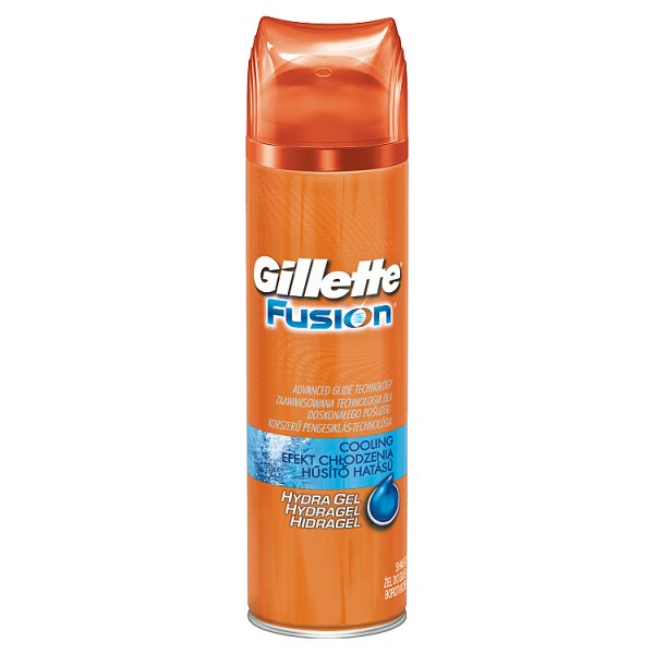 Gillette Fusion Cooling Chłodzący żel do golenia 200 ml