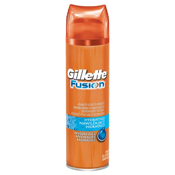 Gillette Fusion Hydrating Nawilżający żel do golenia 200 ml