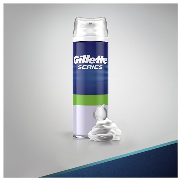 Gillette Series Sensitive Pianka do golenia dla mężczyzn 250 ml