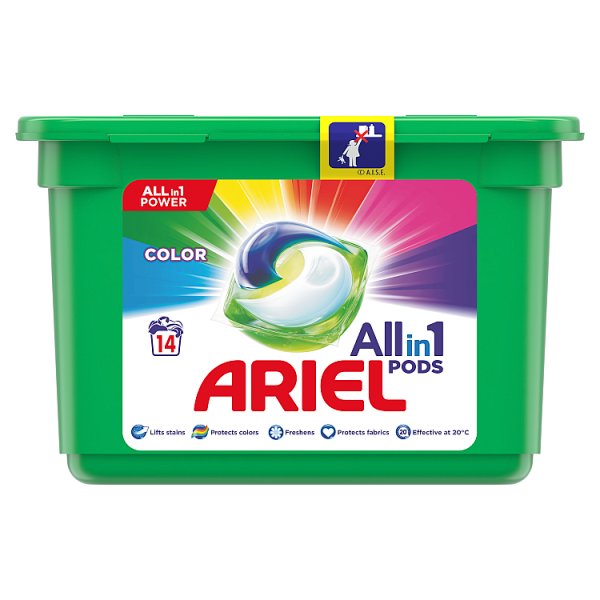 Ariel Allin1 Pods Color Kapsułki do prania, 14 prań