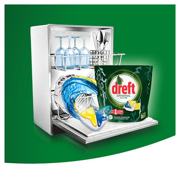 Fairy Original All In One Lemon Tabletki do zmywarki 44 sztuk