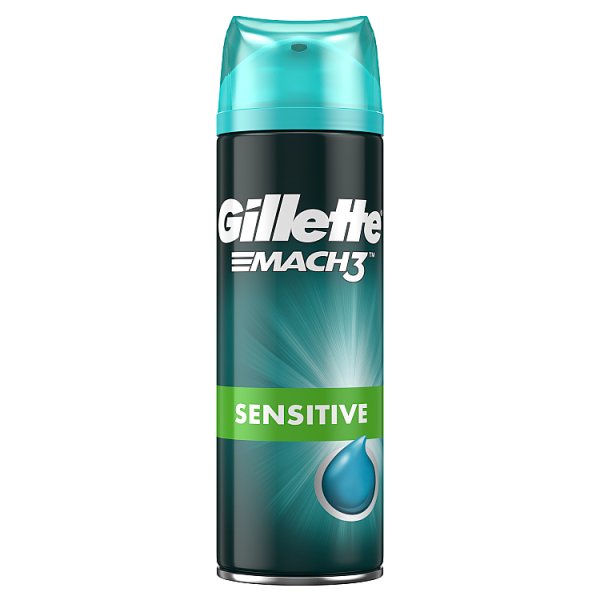 Gillette Mach3 Complete Defense Sensitive Żel do golenia dla mężczyzn 200 ml