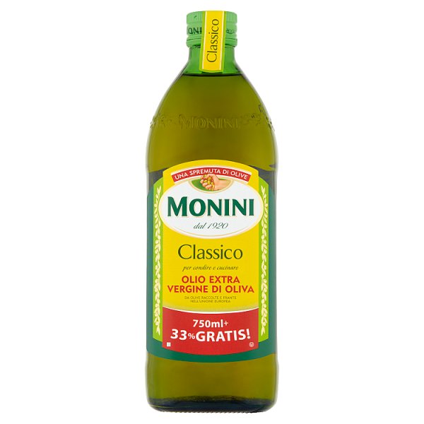 Monini Classico Oliwa z oliwek najwyższej jakości z pierwszego tłoczenia 1000 ml