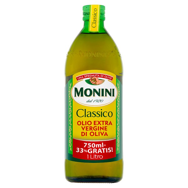 Monini Classico Oliwa z oliwek najwyższej jakości z pierwszego tłoczenia 1000 ml