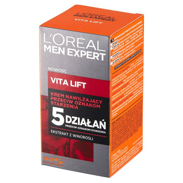 L&#039;Oreal Paris Men Expert Vita Lift Krem nawilżający przeciw oznakom starzenia 50 ml