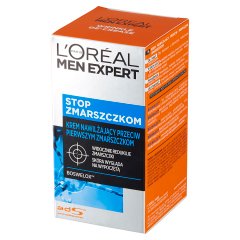 L'Oreal Paris Men Expert Stop Zmarszczkom Krem nawilżający przeciw pierwszym zmarszczkom 50 ml
