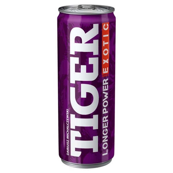Tiger Longer Power Gazowany napój energetyzujący o smaku exotic 250 ml