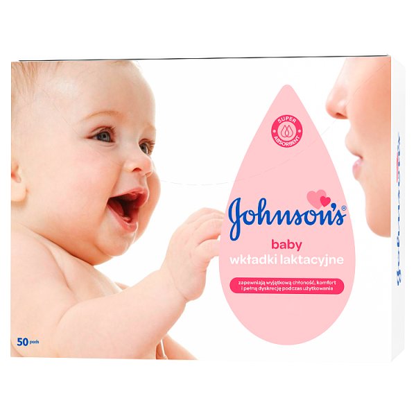 Johnson&#039;s Baby Wkładki laktacyjne 50 sztuk