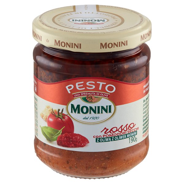 Monini Sos pesto Rosso z suszonych pomidorów 190 g