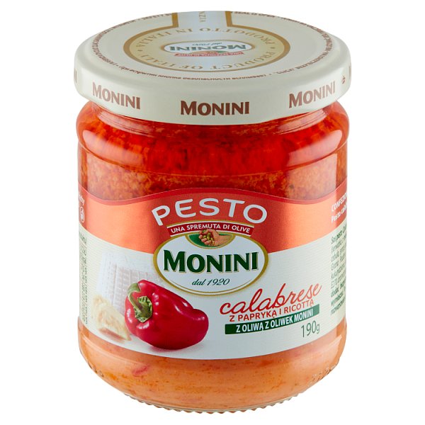 Monini Sos pesto Calabrese z papryką i ricottą 190 g