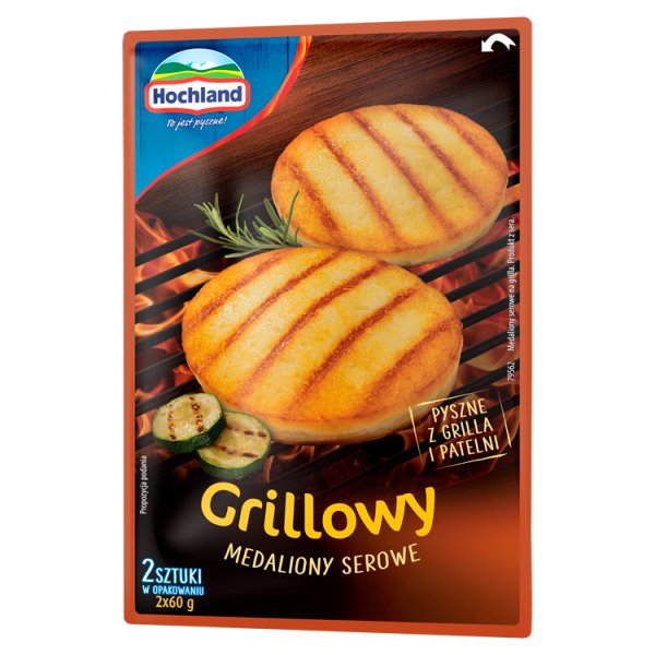 Hochland Grillowy Medaliony serowe 120 g (2 x 60 g)