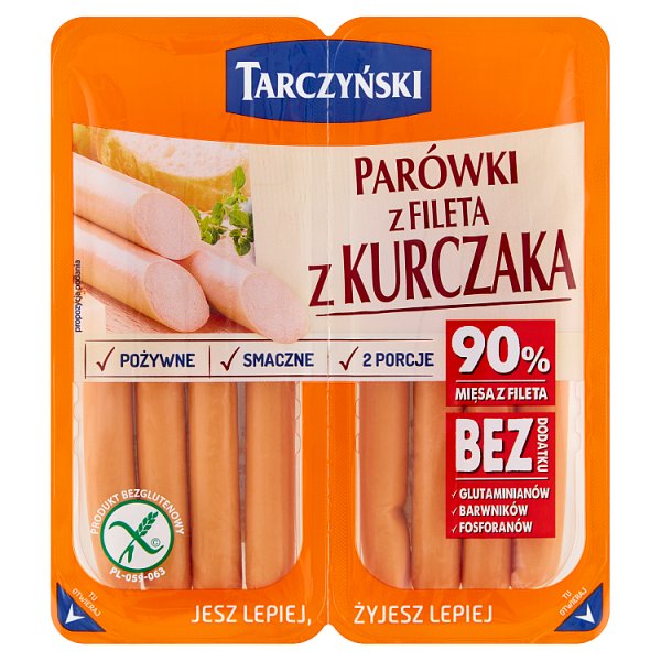 Tarczyński Parówki z fileta z kurczaka 180 g (2 x 90 g)