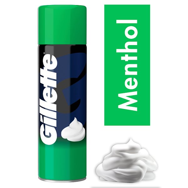 Gillette Classic Menthol Pianka do golenia 200 ml