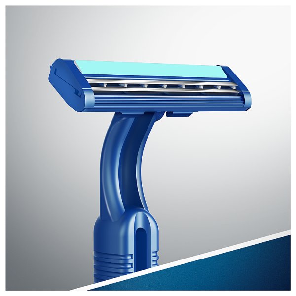Gillette Blue II Plus Jednorazowe maszynki do golenia dla mężczyzn, 10+2 sztuki