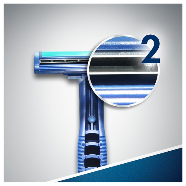 Gillette Blue II Plus Jednorazowe maszynki do golenia dla mężczyzn, 10+2 sztuki