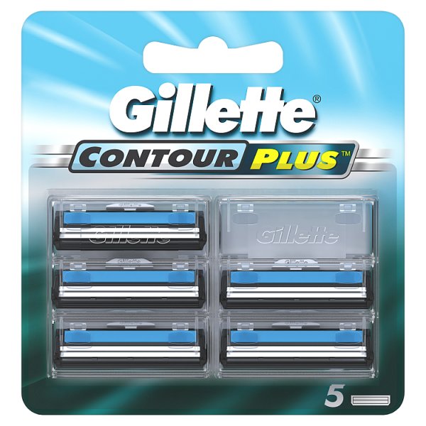 Gillette Contour Plus Ostrza wymienne do maszynki, 5 sztuk