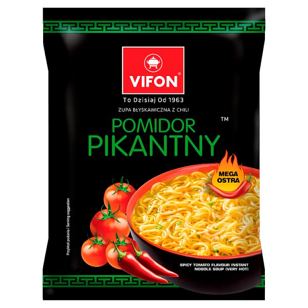 Vifon Zupa błyskawiczna z chili pomidor pikantny 70 g