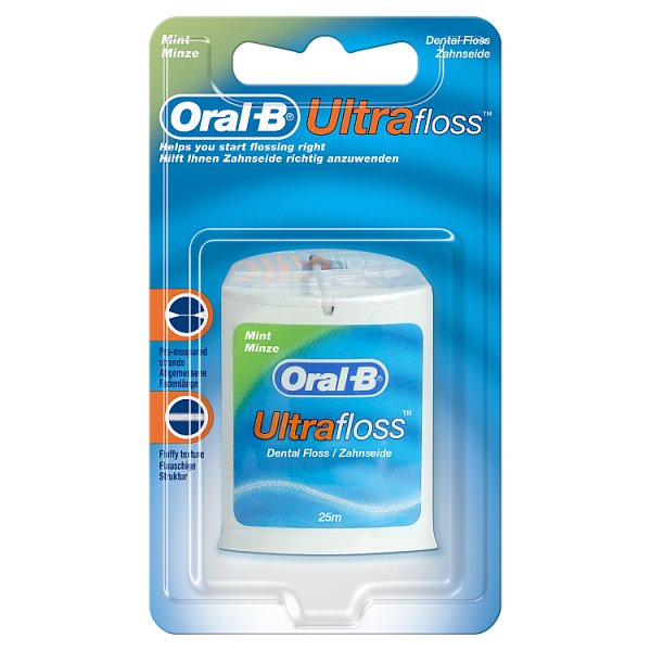 Oral-B Ultra Nić dentystyczna, miętowa, 25 m