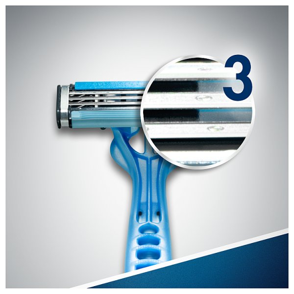 Gillette Blue3 Jednorazowe maszynki do golenia dla mężczyzn, 6+2 sztuki