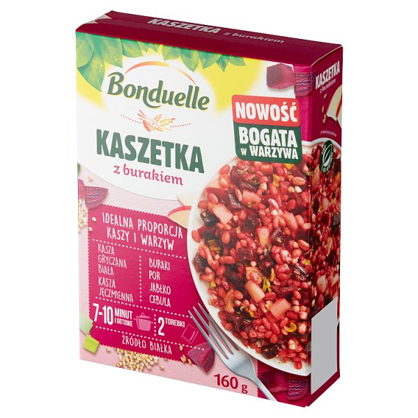 Bonduelle Kaszetka z burakiem 160 g (2 torebki)