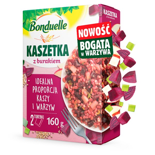 Bonduelle Kaszetka z burakiem 160 g (2 torebki)